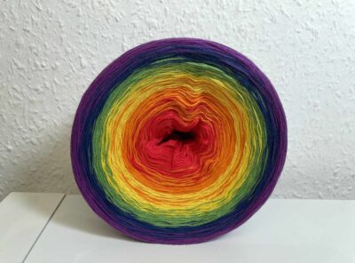 Farbverlaufsgarn – Regenbogen – 550m